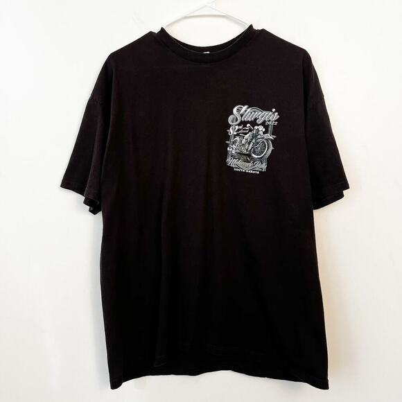 Sturgis 2022 82nd Motorcycle Rally T-Shirt Black Grayscale Mens XL Short Sleeve - Picture 3 of 8
